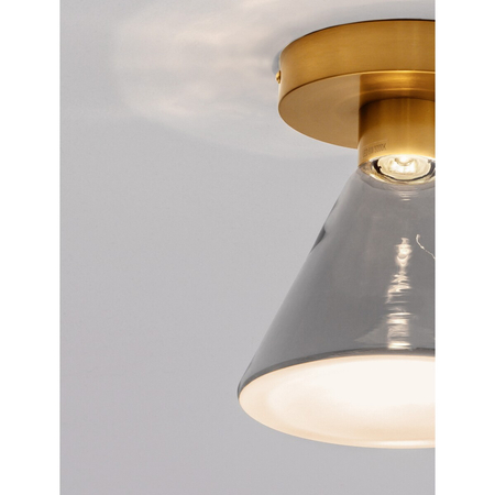 Lampa sufitowa Luces Exclusivas SARDUNO LE45143 złoty i odcienie złota, szary i odcienie szarości