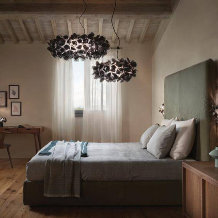 Lampa wisząca Slamp CLIZIA 130 - MAMA NON MAMA BLACK - TRANSPARENT WIRE XXL CLISXXLBNM01T00000EU czarny