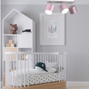 Milagro Lampa sufitowa DIXIE PINK 3xGX53 MLP7611 RÓŻOWY / BIAŁY