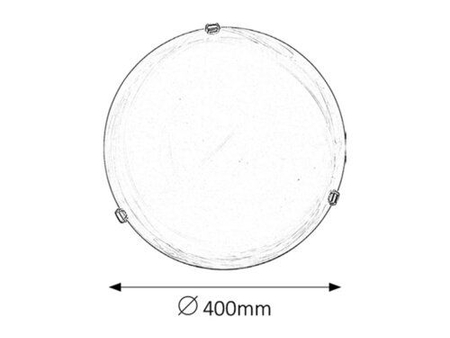 Lampa sufitowa Rabalux Alabastro 3301 białe szkło alabastrowe