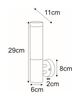 Kinkiet ANICA Kaja K-LP231A chrom