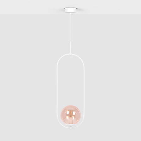 Lampa wisząca ARLENA Kaja K-5304 bursztynowy