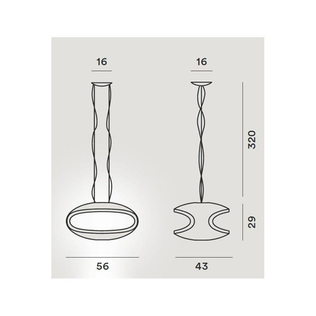 Lampa wisząca Foscarini 127007/3-10 O-Space