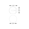Kinkiet Zuma Line W0428-01D-L4AC ENCELADUS KINKIET ZŁOTY/GOLD