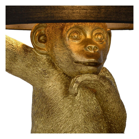 Lampa stołowa Lucide EXTRAVAGANZA CHIMP 10502/81/30 czarny/złoty