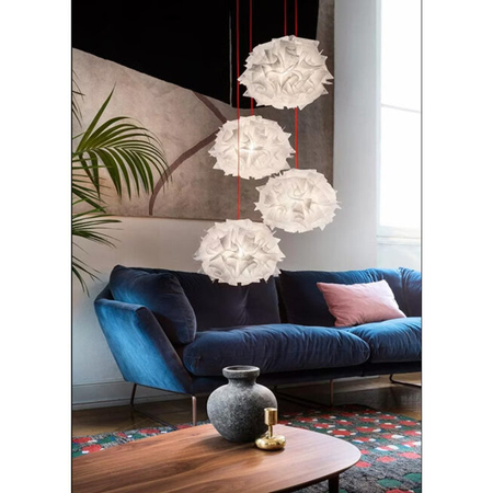 Lampa wisząca Slamp VELI SINGLE - COUTURE RED WIRE MINI VELSXS0CTR01RMS000EU