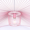 Lampa wisząca KAPELUSZ Kaja KP-21 RÓŻOWY