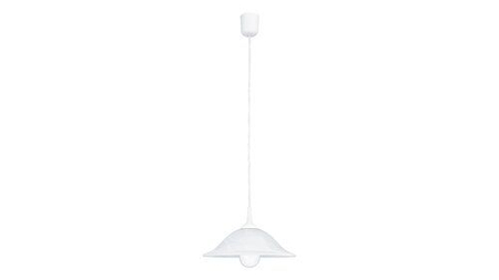 Lampa wisząca Rabalux Alabastro 3905 białe szkło alabastrowe