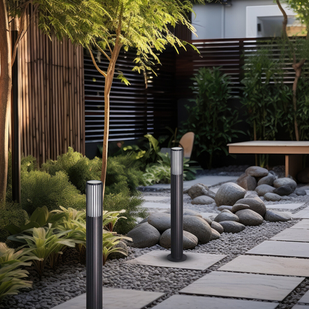 Milagro VERTICAL BLACK LAMPA OGRODOWA 1xGU10 IP44 ML0301 CZARNY