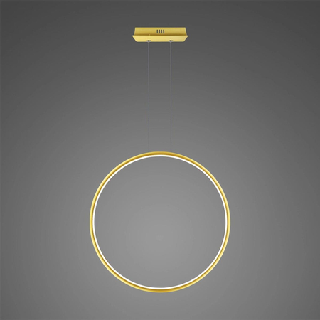 Lampa wisząca Ledowe Okręgi No.1 X 80cm 4k złota Dali