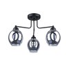 Sollux Lighting Żyrandol FILLAN 3 czarny SL.1144