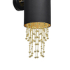 Milagro Kinkiet ALMERIA BLACK/GOLD 1xE27 MLP6438 CZARNY / ZŁOTY