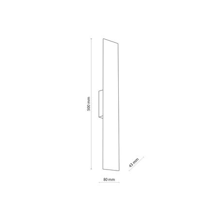 Kinkiet NAVI TK Lighting 4753 czarny