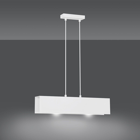 Lampa wisząca GENTOR 2 WHITE Emibig 673/2 biały