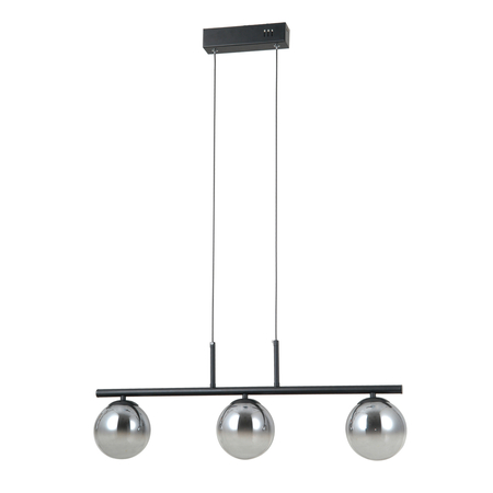 Lampa wisząca Italux Velada PND-34381-3-BK Czarny mat