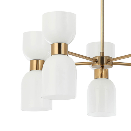 Lampa wisząca Italux Monza PND-57602-5-BRO Mosiężny