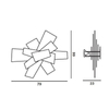 Lampa sufitowa Foscarini 151005-10 Big Bang
