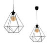 Milagro Lampa wisząca BASKET BLACK 1xE27 MLP7214 CZARNY