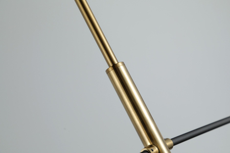 Lampa wisząca OVIEDO 6 GO/BK Azzardo AZ4421 biały/złoty