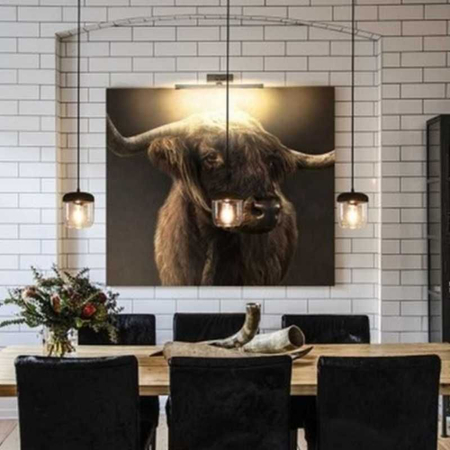 Lampa wisząca Umage 2082 Acorn Black Polished Brass