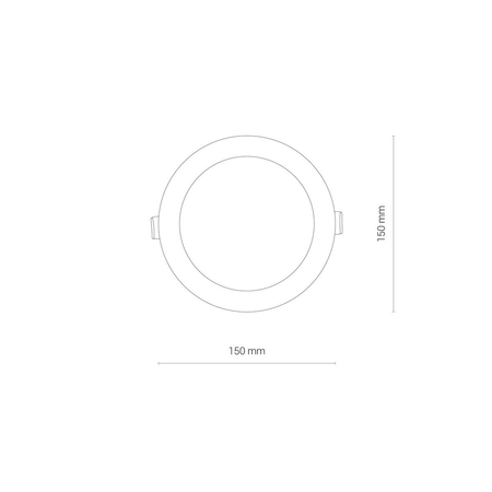 Oczko wpuszczane CL KOS LED 10W Nowodvorski 8780 biały