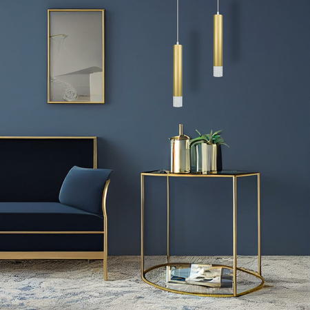 Milagro Lampa wisząca TUBI GOLD 1xGU10 ML8876 ZŁOTY