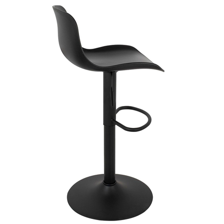 Krzesło barowe STOR regulowane czarne