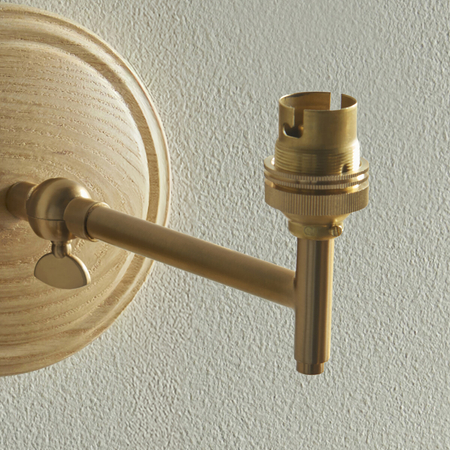 Kinkiet Endon Lighting Wood Fold 115077 mosiądz