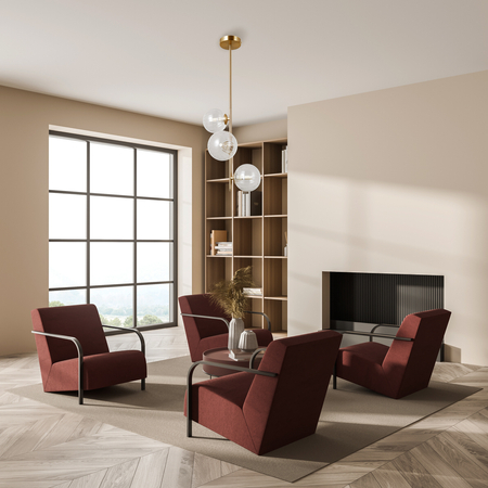 Lampa wisząca Italux Toledo PND-40717-3-HBR Złoty