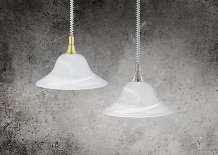 Lampa wisząca Trio 301700107 biały/srebrny