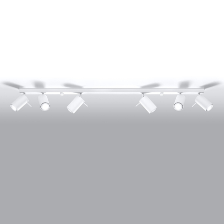 Sollux Lighting Plafon RING 6L biały SL.0333
