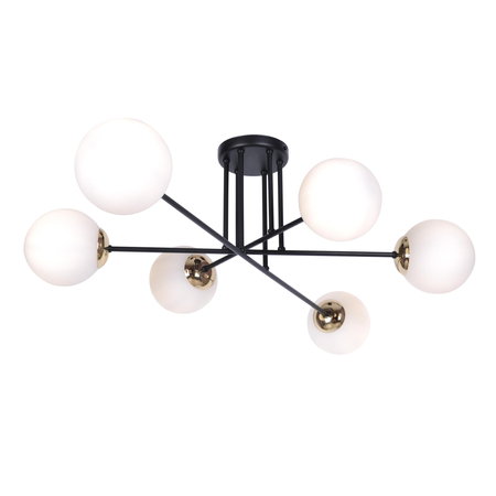 Lampa sufitowa ISLA Kaja K-4915 biały/czarny