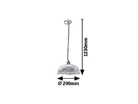 Lampa wisząca Rabalux Petrina 5459 chrom satyna