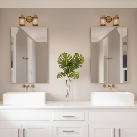 Kinkiet Elstead Lighting Riggs mosiądz QZ-RIGGS2-BATH-WS