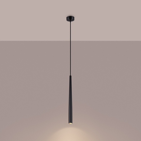 Sollux Lighting Lampa wisząca BLISS 1 czarna SL.1462