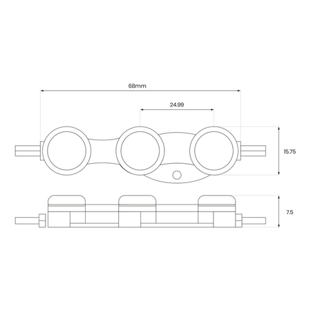 Eko-Light MODUŁ LED EKO-SSPRO3 3000K 1,1W 120S50 EKM2087