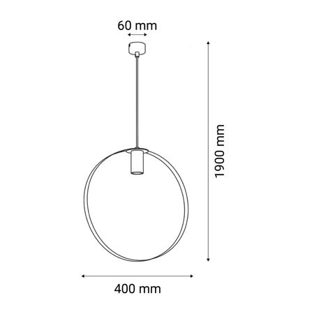 Lampa wisząca ORTIGA 3 400mm Shilo 5153