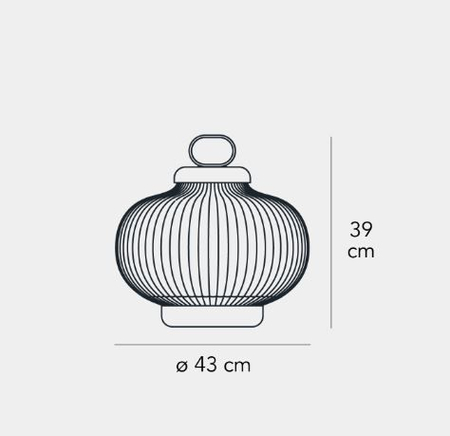 Lampa stołowa Fontana Arte F438705150NBWL Kanji