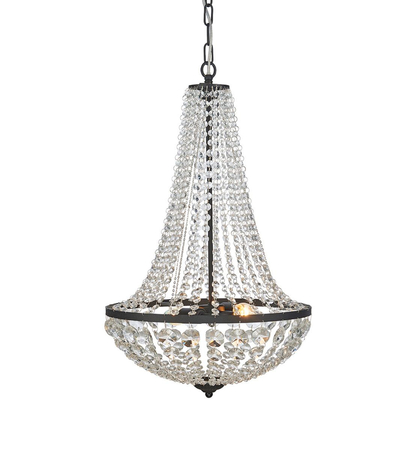 Lampa wisząca Markslöjd GRÄNSÖ 107027 przezroczysty/czarny