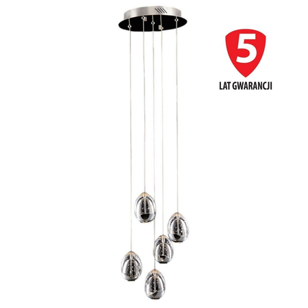 Lampa wisząca Italux PND-22112132-5A-CR Huelto LED