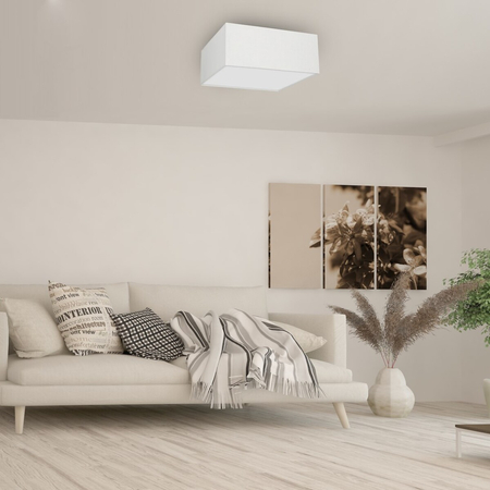 Milagro Lampa sufitowa ALBION BIEL / BAWEŁNA 3xE27 MLP7507 BIEL / BAWEŁNA