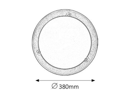 Lampa sufitowa Rabalux Ufo 5233 brąz