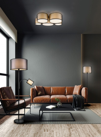 Lampa podłogowa Trio 411400232 czarny