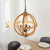 Endon Lighting Lampa wisząca 73575 drewniany