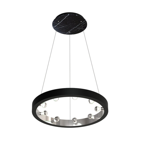 Milagro Lampa Wisząca CASSIOPEIA 9xE14 MZ5031 Czerń / Chrom