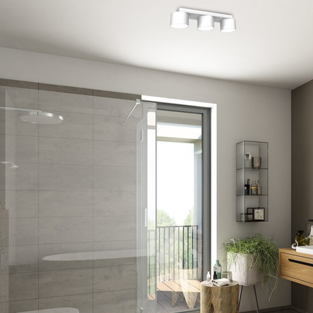 Milagro Lampa sufitowa Dixie 3xGX53 Biały MLP7540 BIAŁY