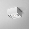 Lampa natynkowa AQForm Squares 70 x 1 Qrled Lens 230V Surface Biały Struktura