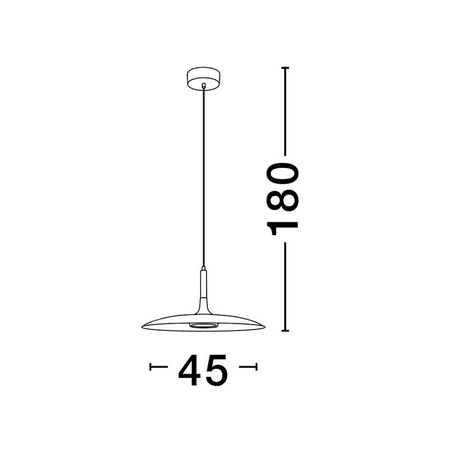 Lampa wisząca Luces Exclusivas LE44345 czarny