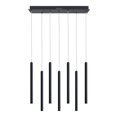 Lampa wisząca Italux Valdes PND-22302-7-BK Czarny