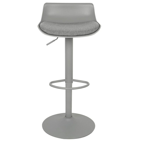 Krzesło barowe SNAP BAR TAP regulowane szare